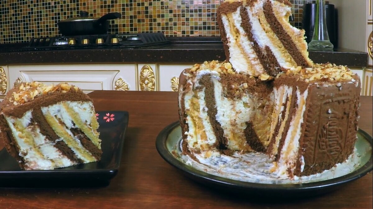 торт из печенья без выпечки фото