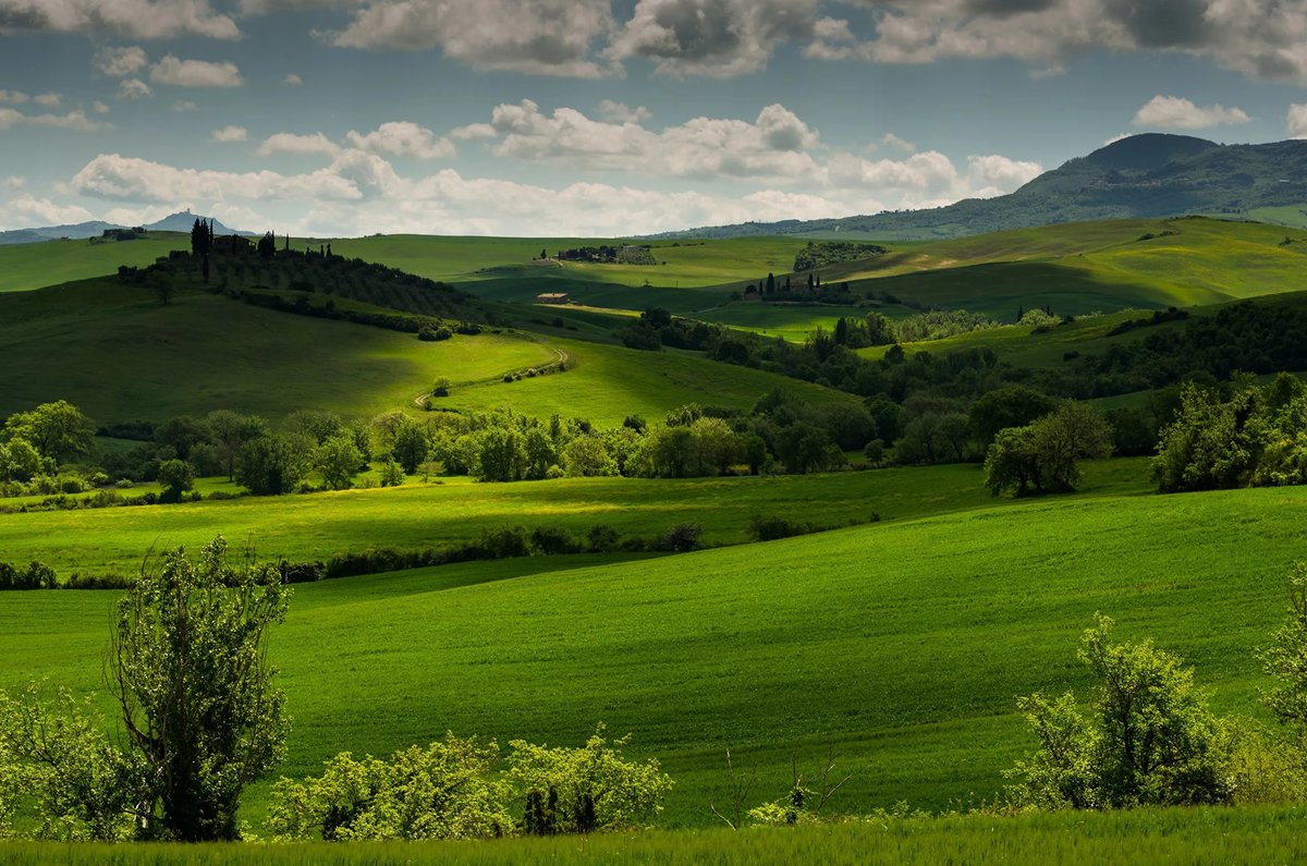 тоскана италия холмы фото