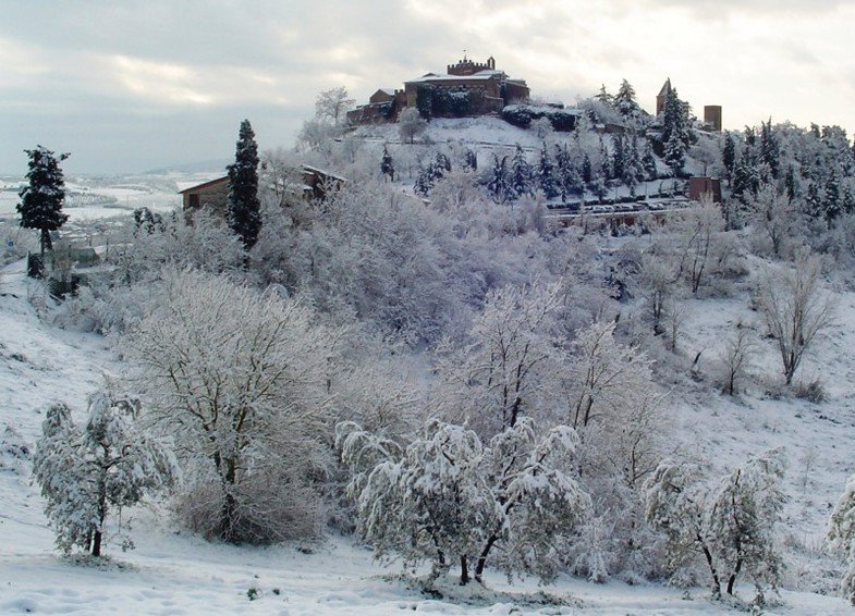 тоскана зима фото