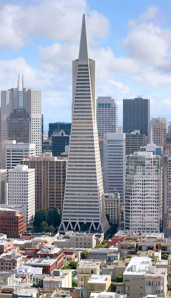 transamerica pyramid сан-франциско фото