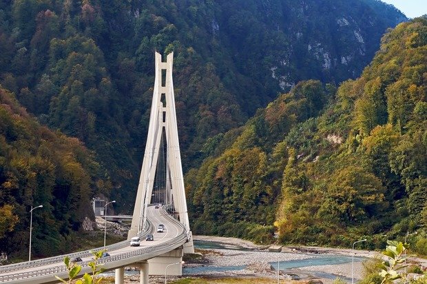 трасса адлер красная поляна фото