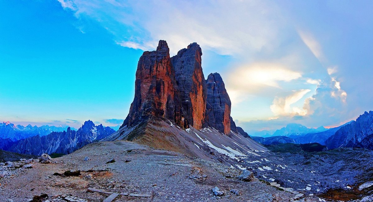 тре чиме ди лаваредо (tre cime di lavaredo) фото