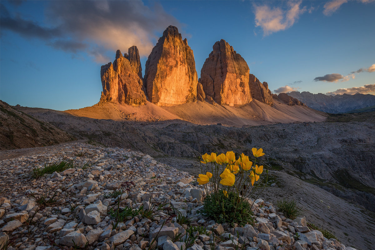 тре чиме ди лаваредо (tre cime di lavaredo) фото