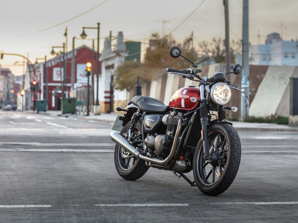 triumph street twin обои фото