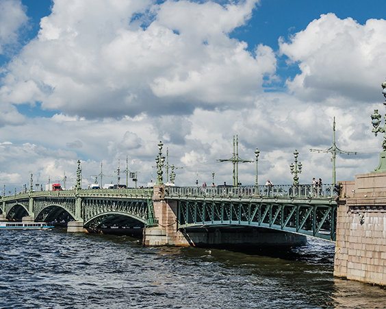 троицкий мост в санкт петербурге фото