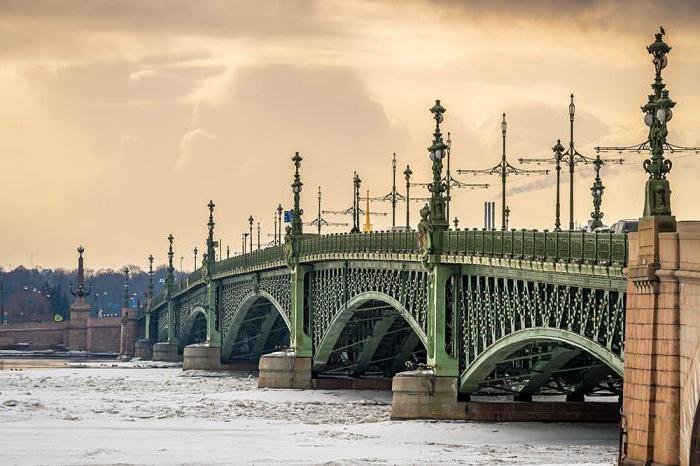 троицкий мост в санкт петербурге фото