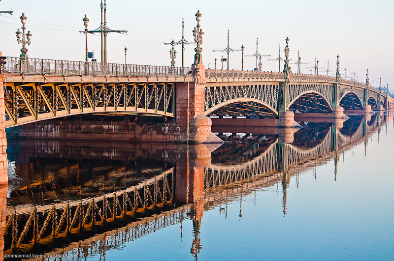 троицкий мост в санкт петербурге фото