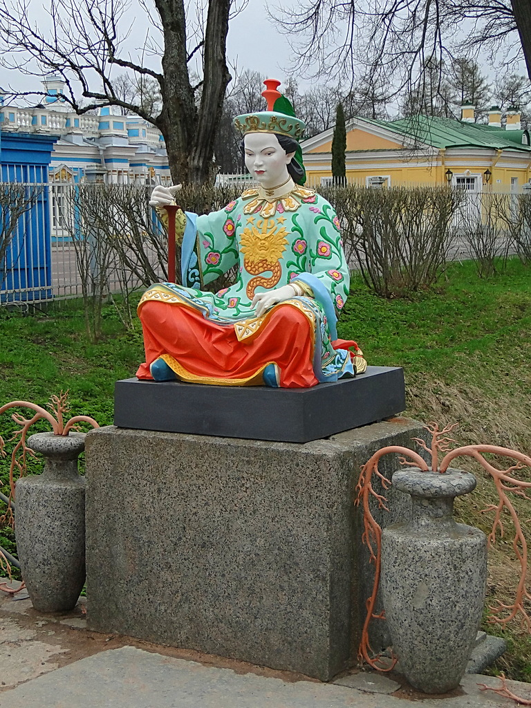 царское село большой китайский мост с фигурами китайцев фото