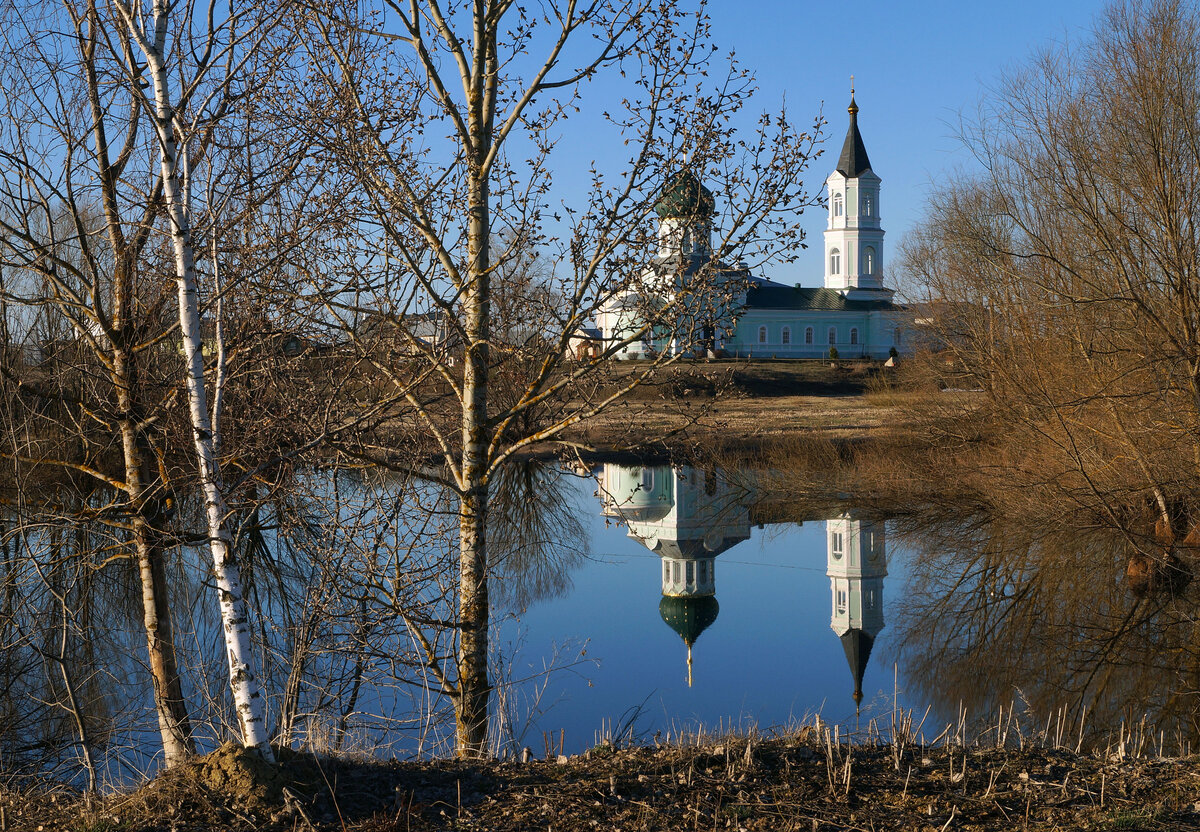 церковь на нерли весной разлив фото