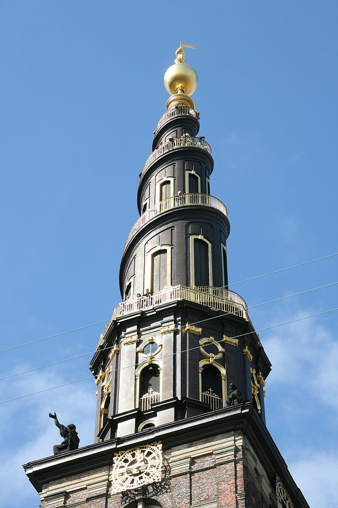 церковь спасителя (church of our saviour) в копенгагенедания фото