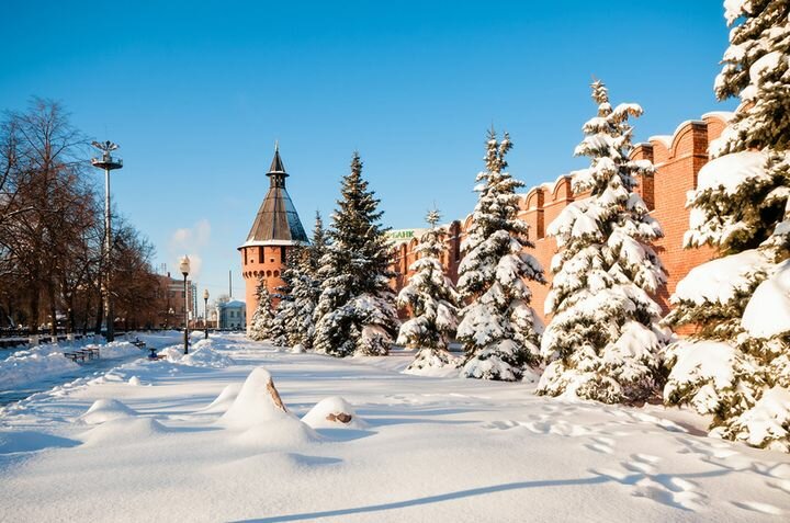 тула зима фото