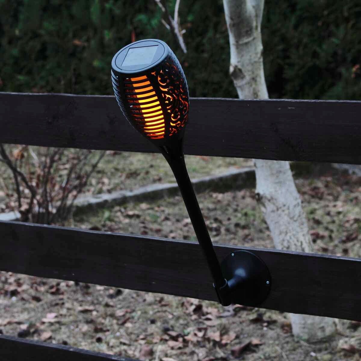 уличный светильник solar led torch lamp фото