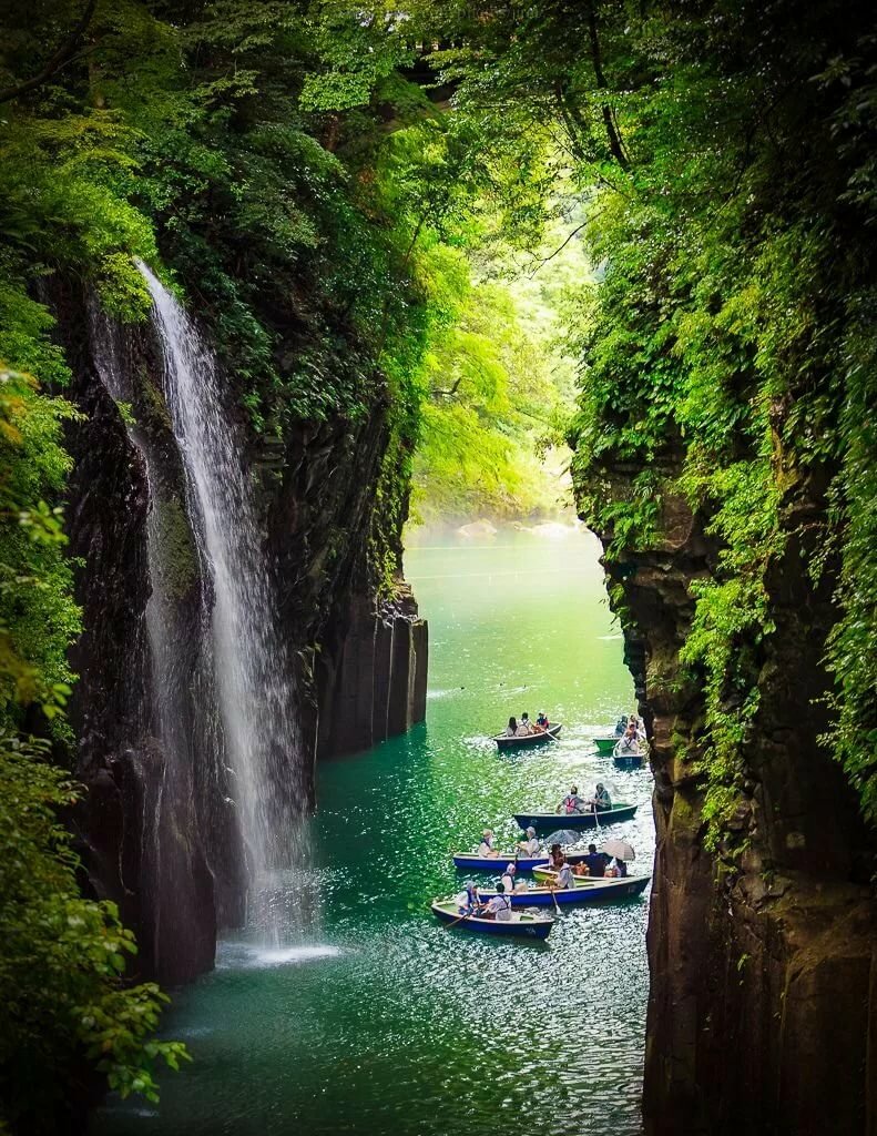 ущелье такатихо (takachiho gorge), япония фото