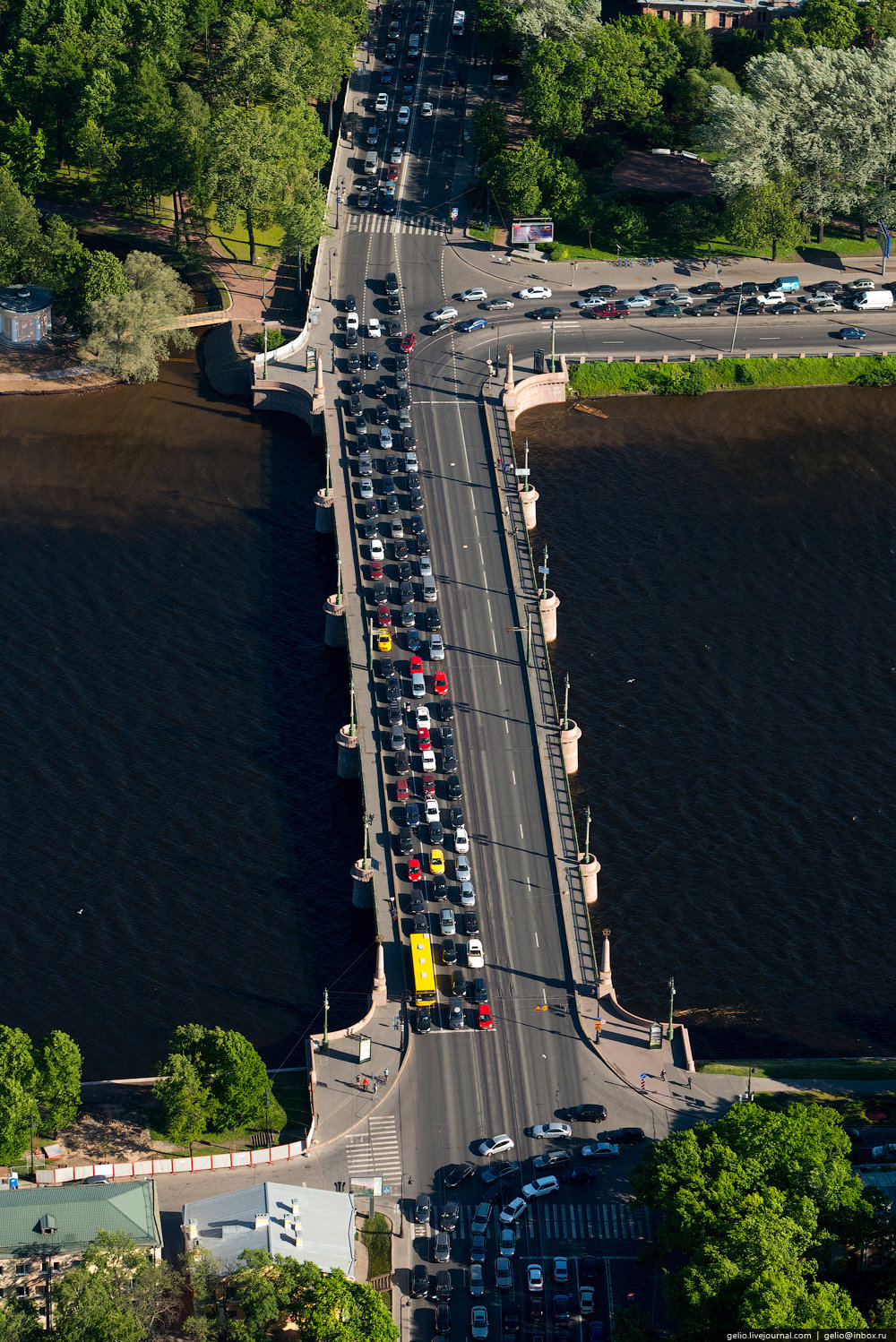 в первый мост вид сверху фото