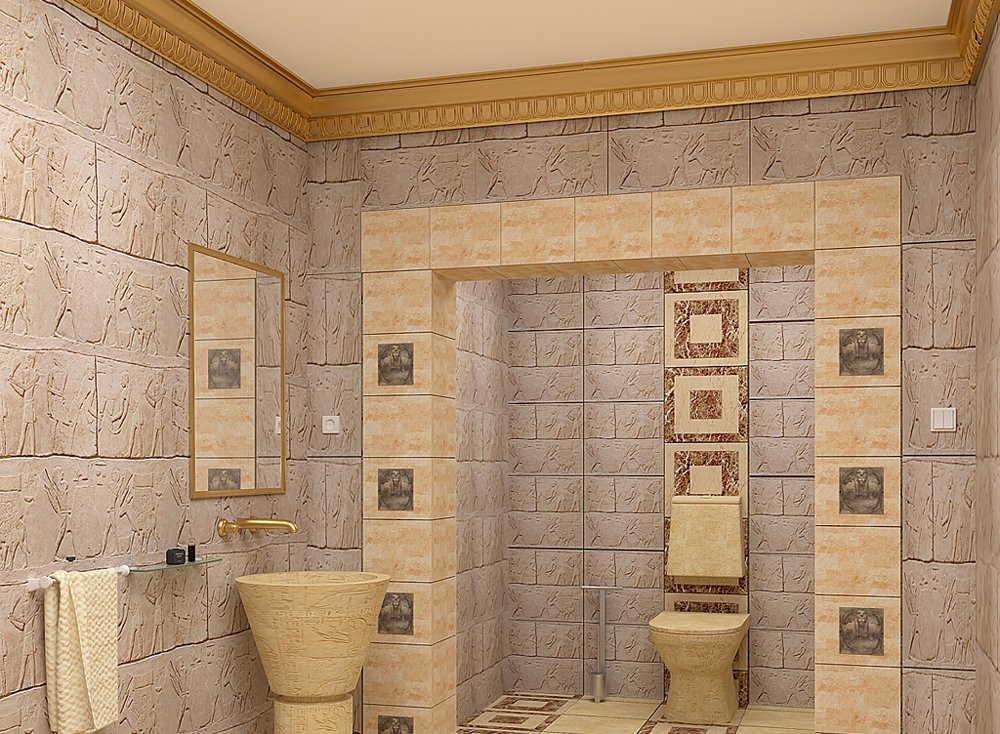 ванна в египетском стиле фото