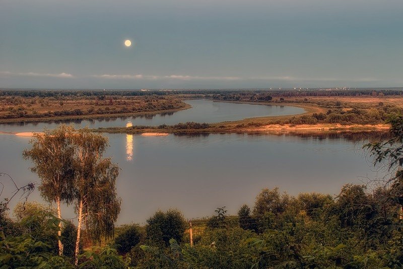 вечер на оке картинки фото