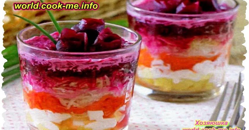 веррины со свеклой и селедкой фото