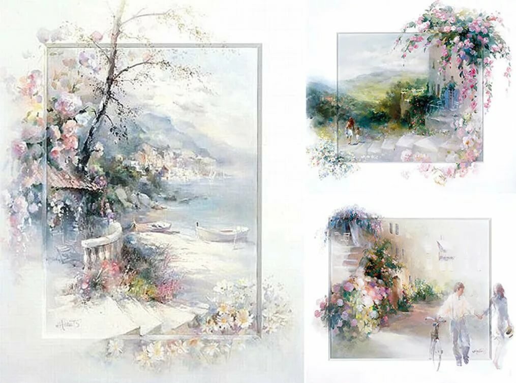 виллем хайенраетс акварель цветы фото