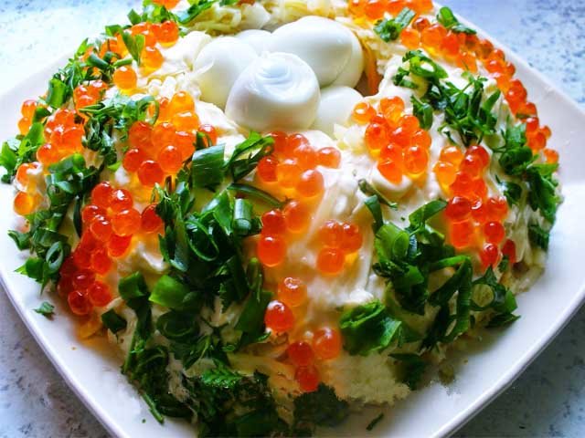 вкусные праздничные салаты фото