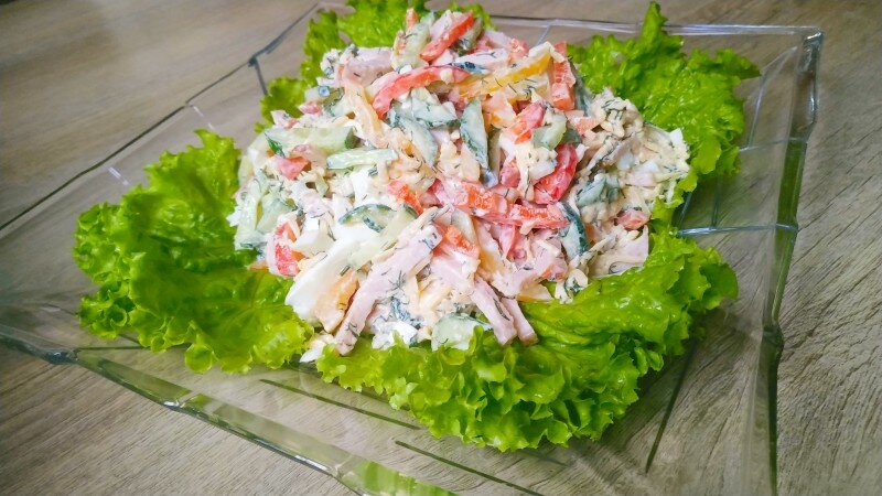 вкусные салаты фото