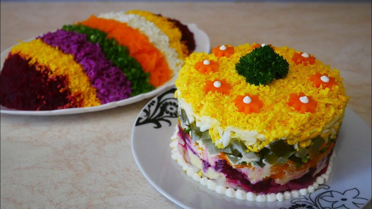 вкусные салаты на день рождения фото