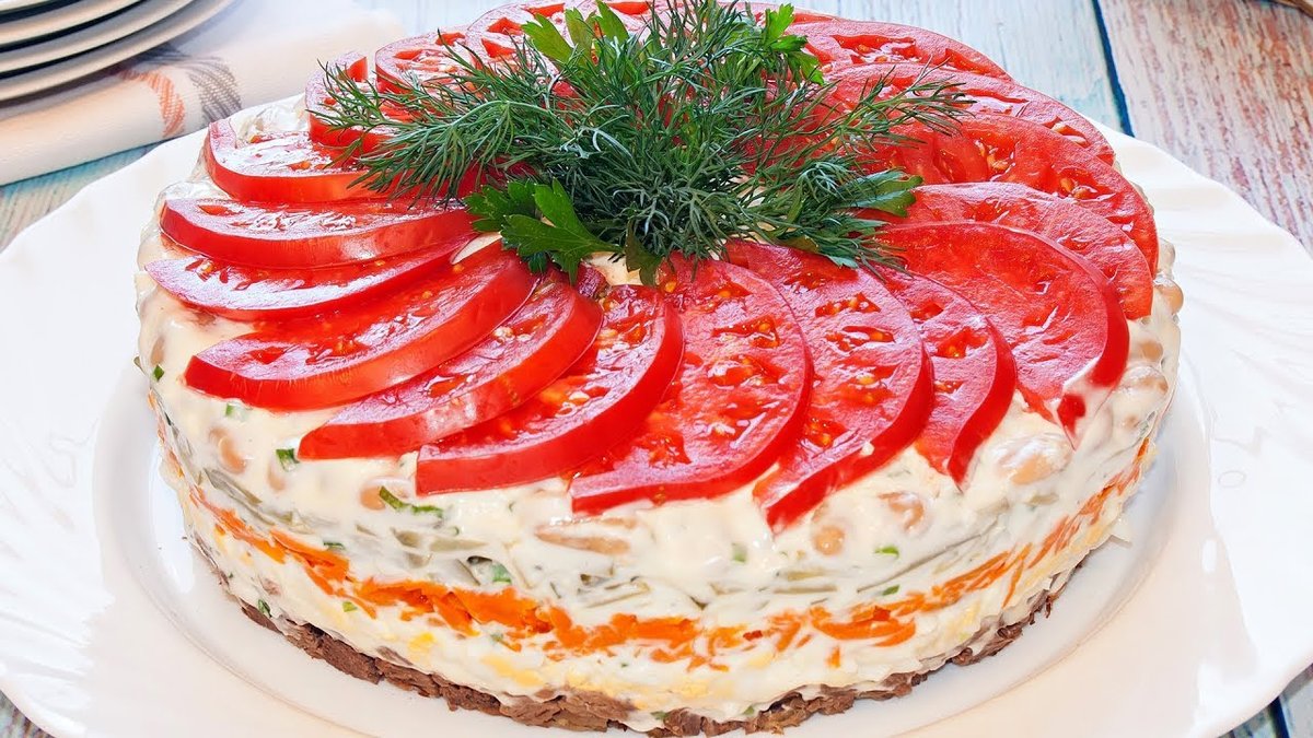 вкусные салаты на праздничный стол фото