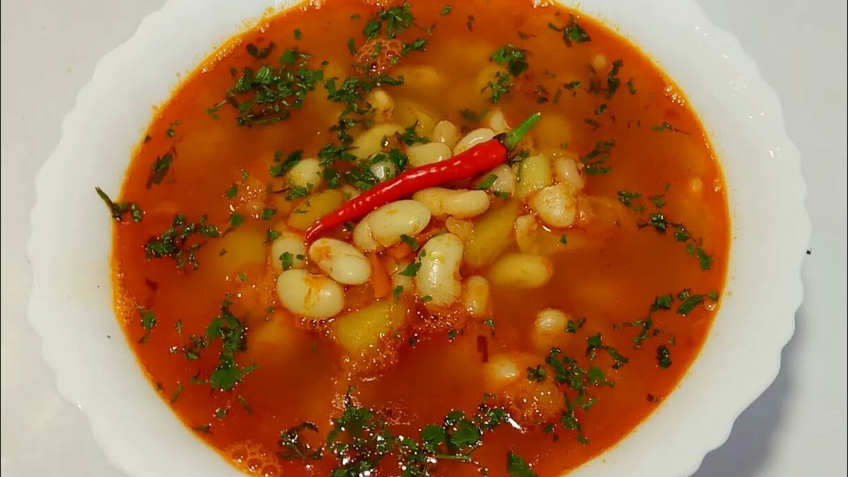вкусный фасолевый супчик фото