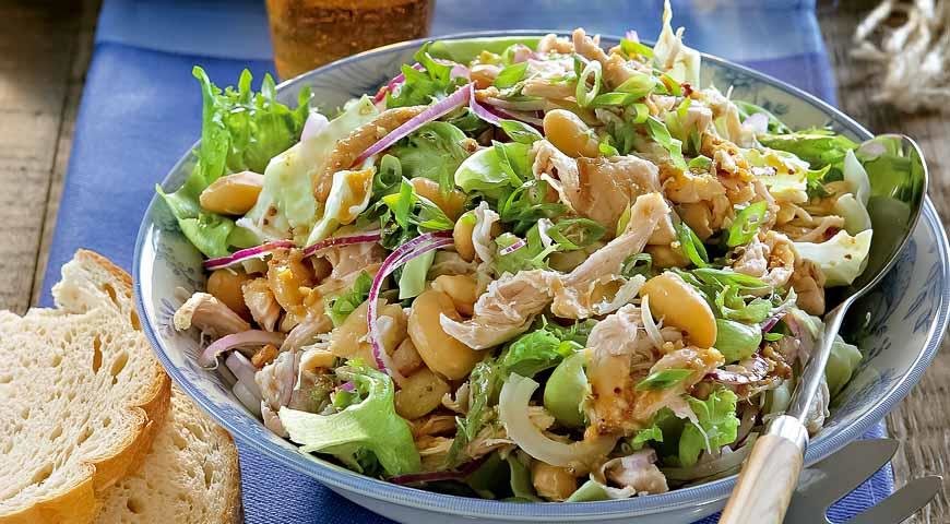 вкусный салат из курицы фото