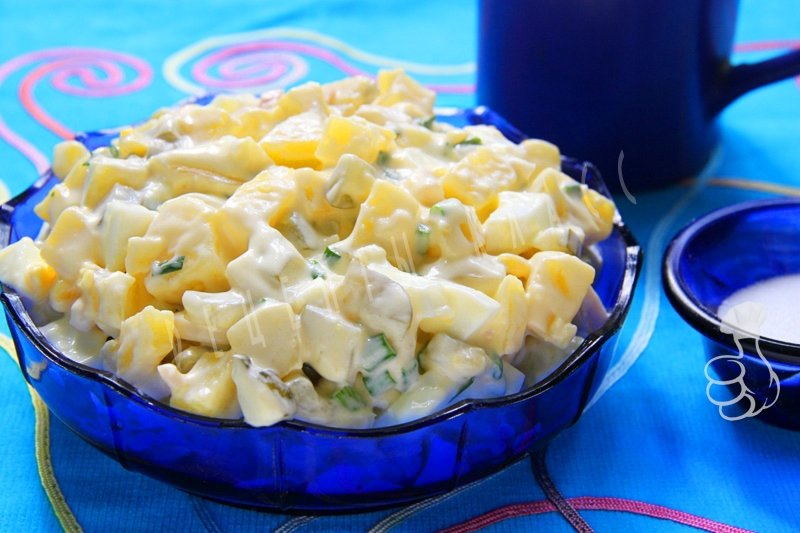 вкусный салат с кальмарами фото