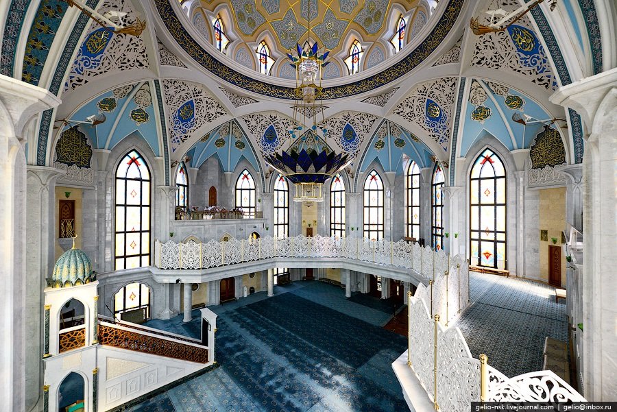 внутреннее убранство мечети фото
