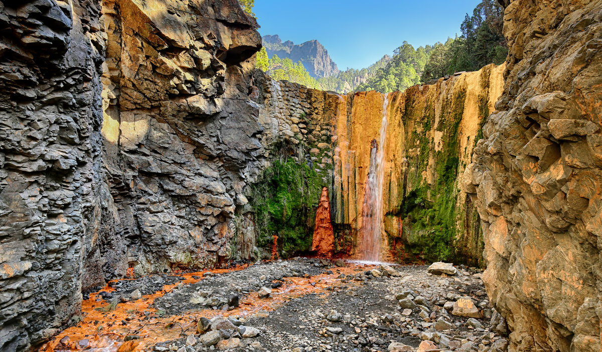 водопад cascada de colores фото