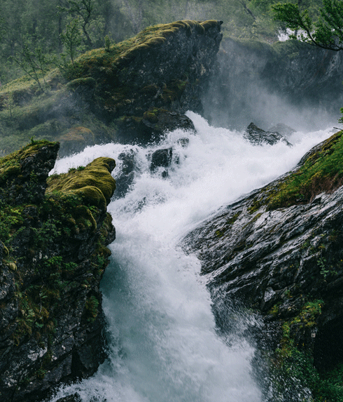 водопад чосфоссен фото