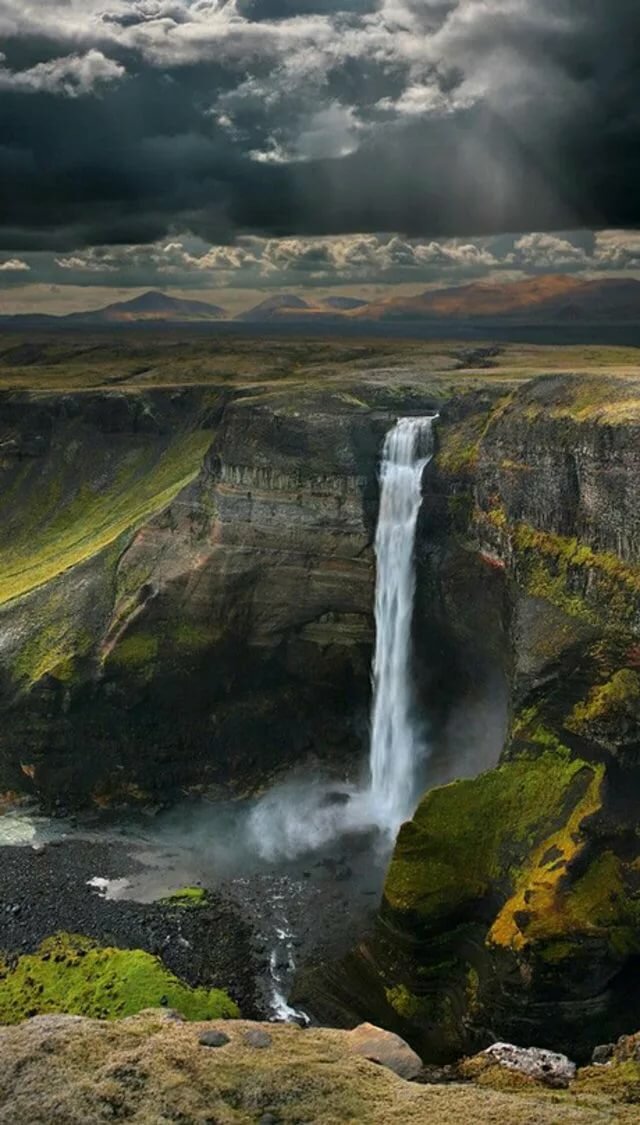 водопад haifoss фото