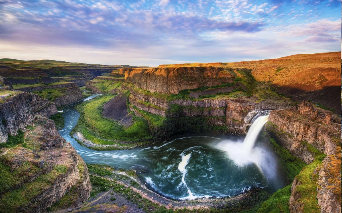 водопад каньон фото