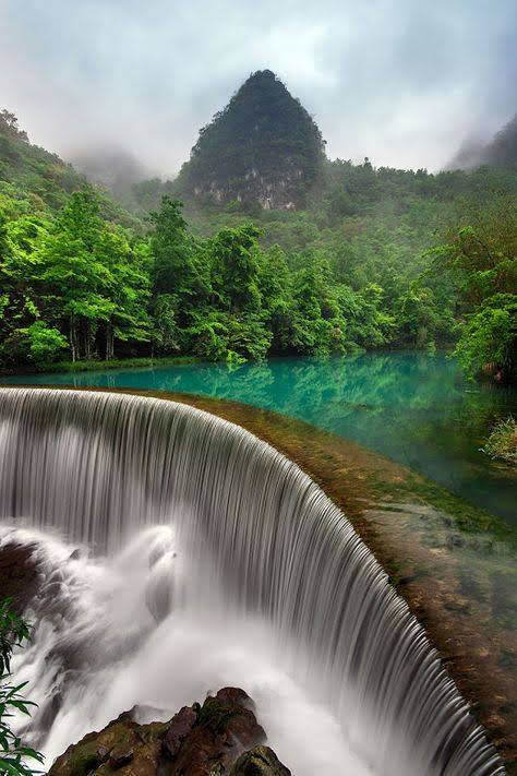 водопад хуангошу китай фото