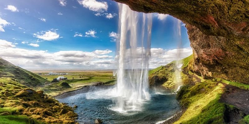 водопад селйяландсфосс фото