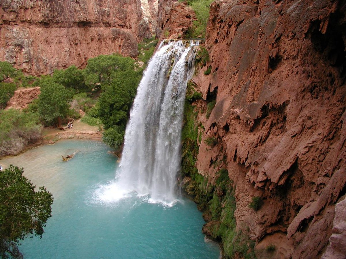 водопады хавасу (сша) фото