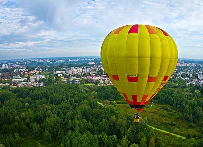 воздушный шар фото сверху фото