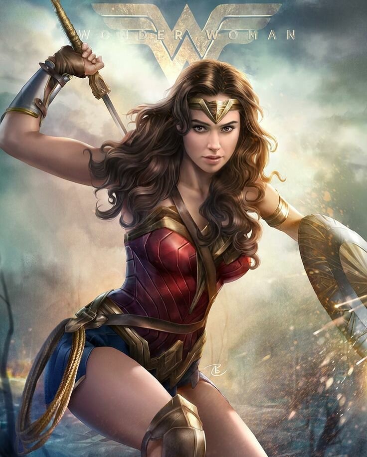 wonder woman арт фото