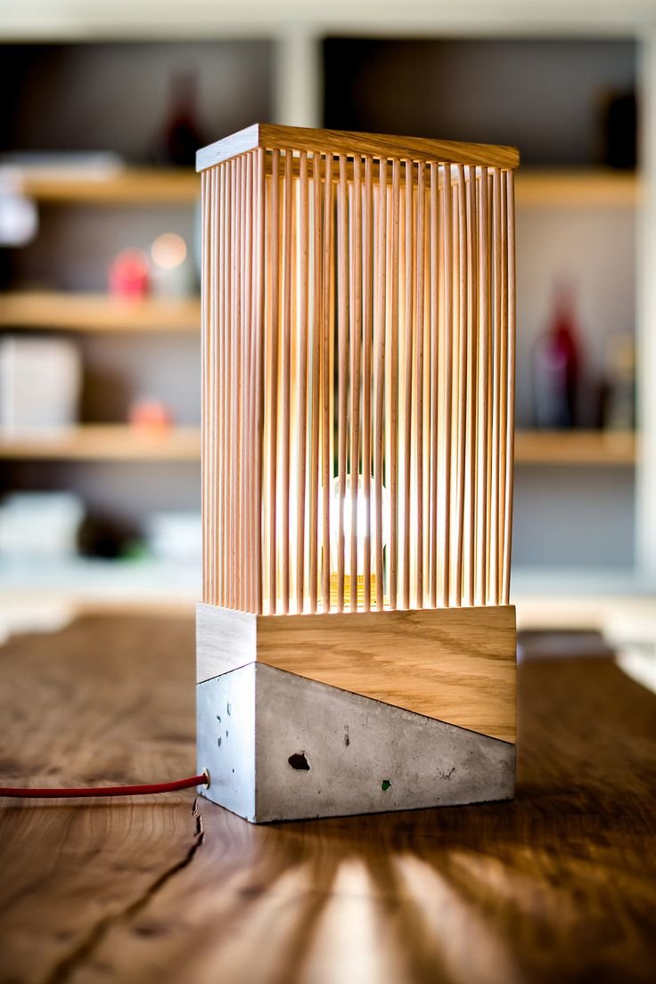 wood lamp фото