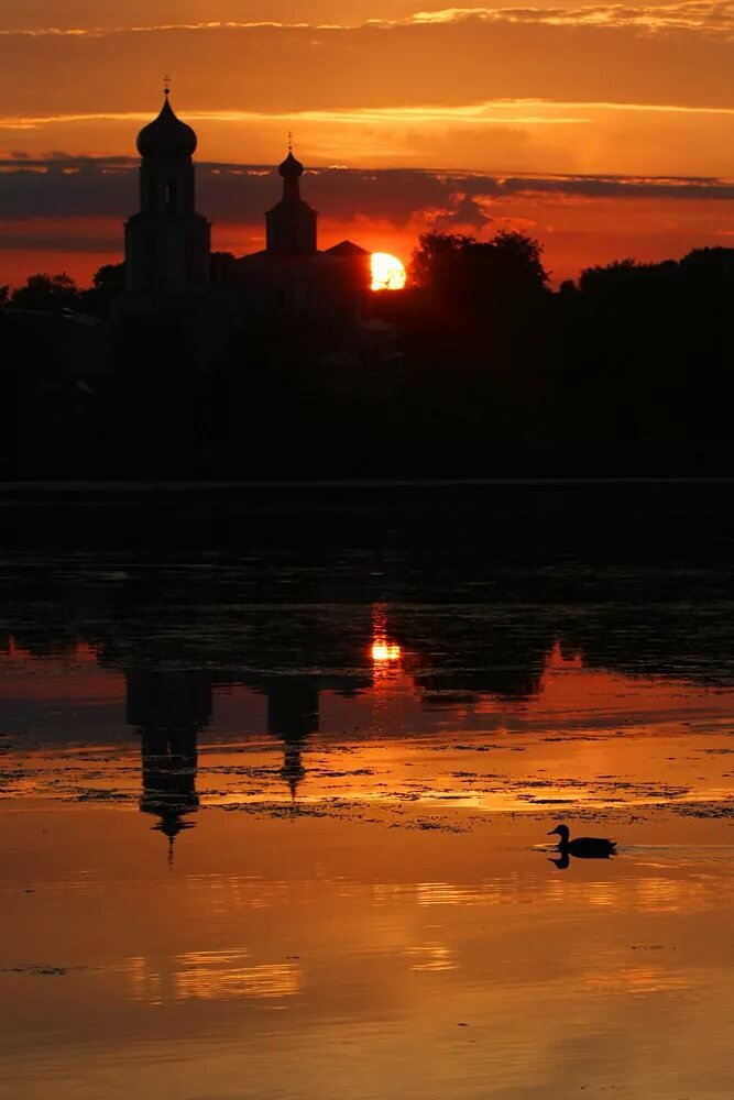 закат на валдае фото