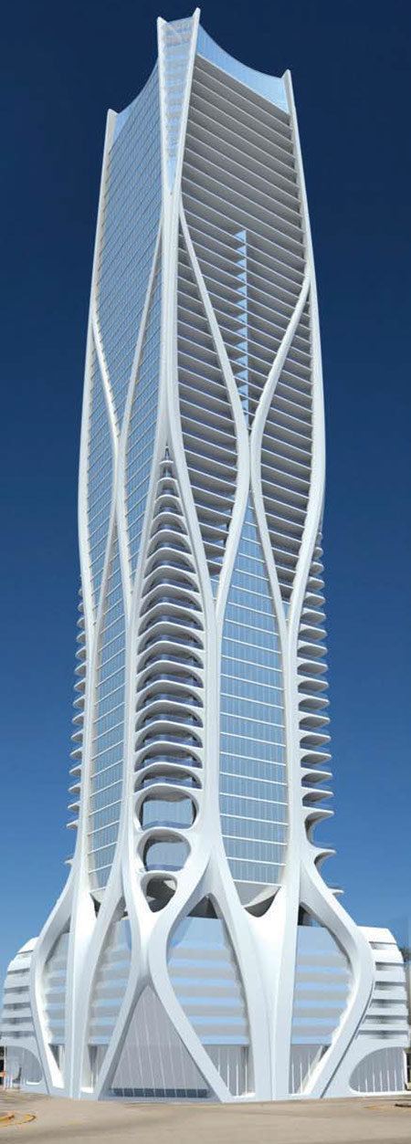 заха хадид небоскребы signature towers фото