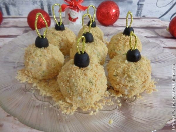 закуска елочные шарики фото