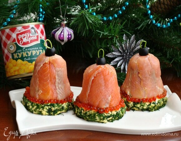 закуска колокольчики из семги фото