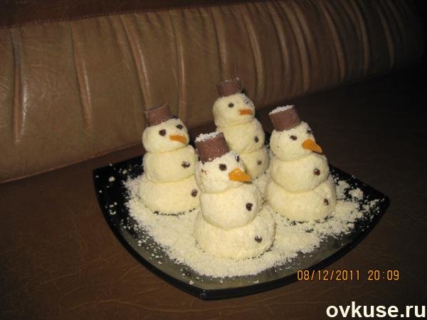 закуска снеговики фото