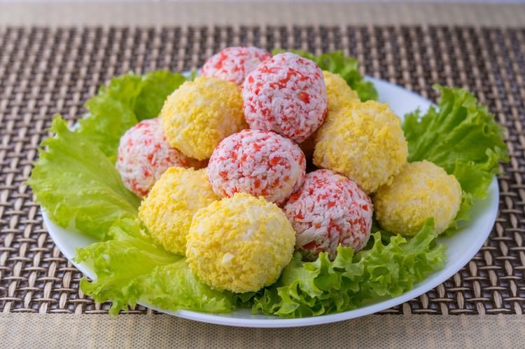 закуска сырные шарики ассорти фото