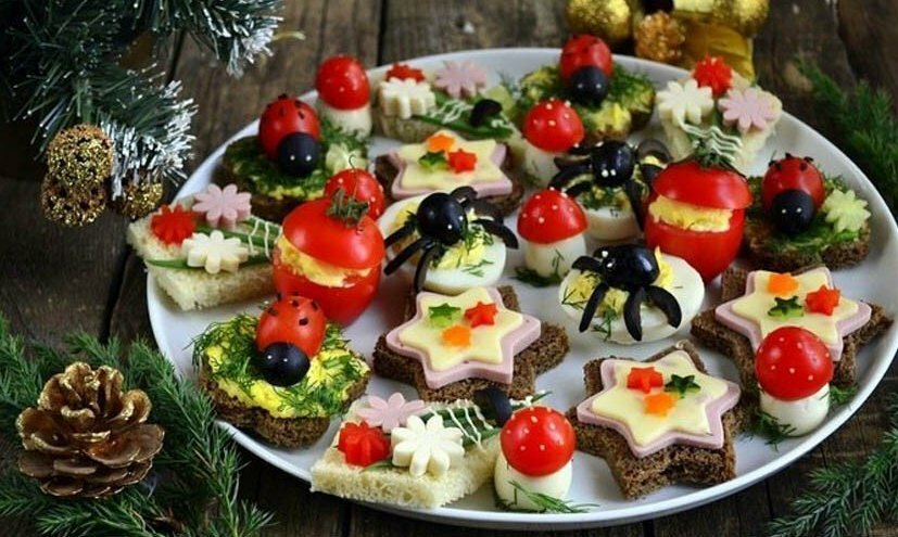 закуски на новый год 2019 фото