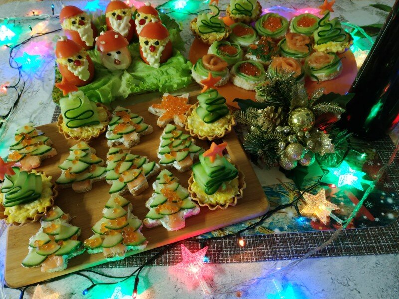 закуски на новый год 2019 фото