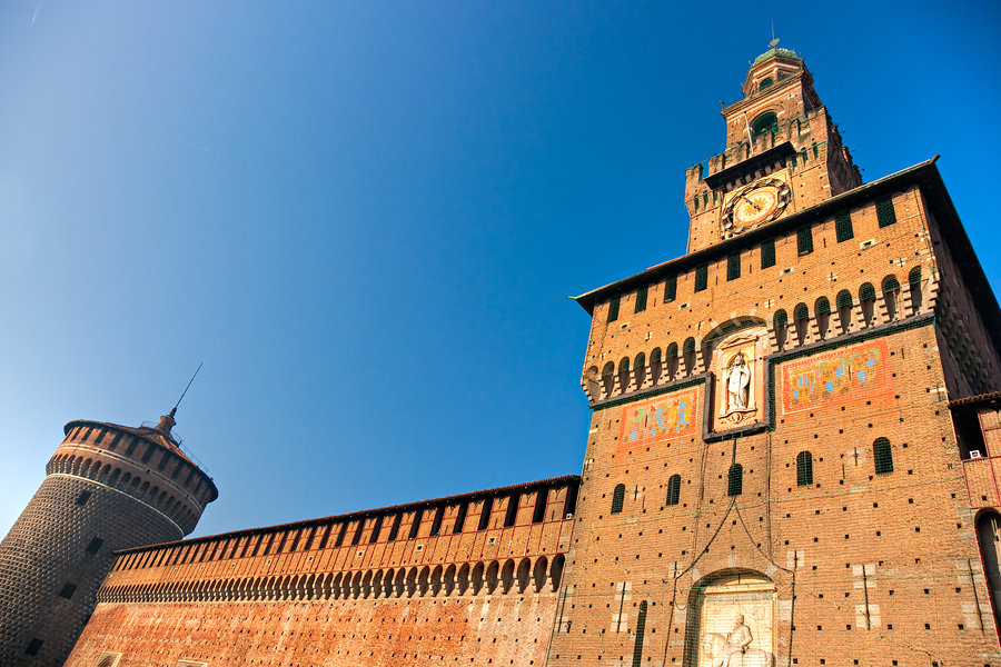 замок сфорца castello sforzesco фото