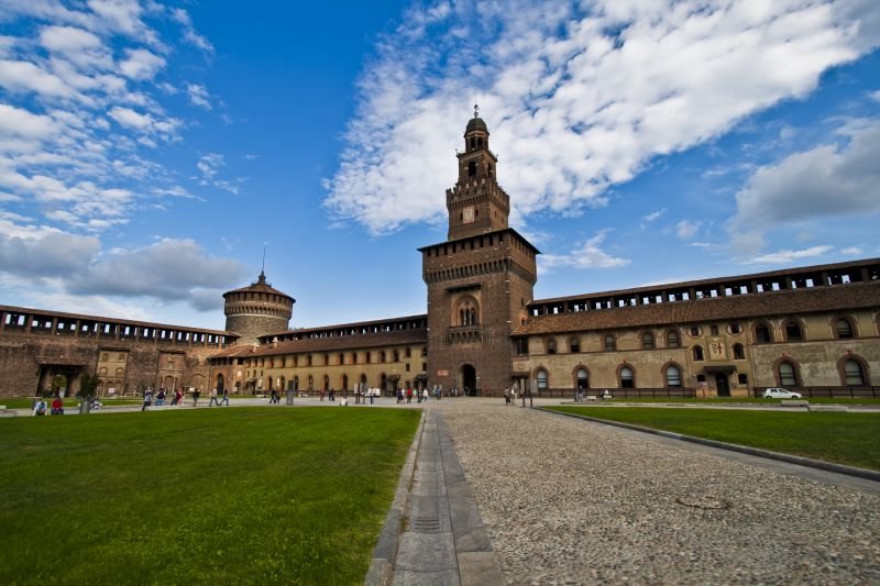 замок сфорца castello sforzesco фото